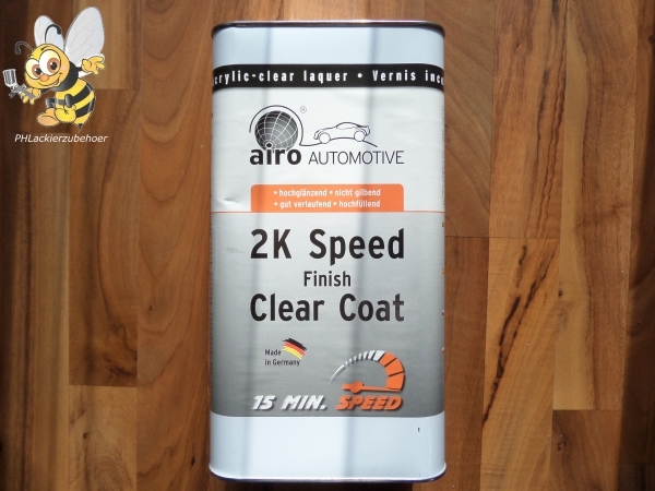 AIRO 2K Speed Finish Acryl-Klarlack 15min. VOC < 420 5 Liter