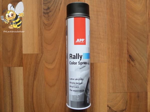 Acryl-Lack Spray Rally Color, Schwarz matt 600ml