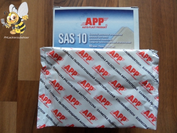 Staubbindetücher SAS antistatisch 10 Stück einzeln verpackt