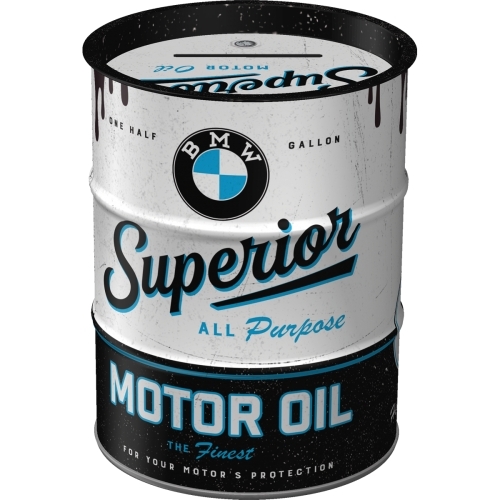 Spardose Ölfass BMW - Superior Motor Oil