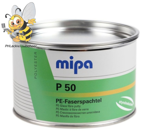 Mipa P 50 PE-Faserspachtel styrolreduziert  inkl. Härter. 875g
